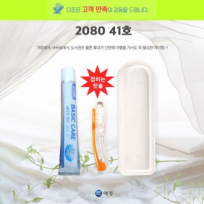 2080 41호 2080 베이직케어 치약 50g + 접이식 칫솔 + 보온병형 케이스