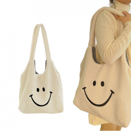 해피 후리스 양털 숄더백 #2