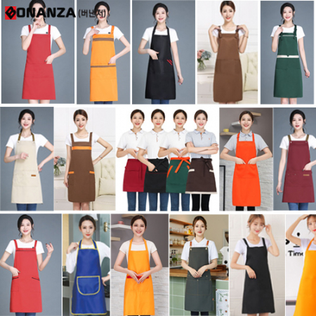 앞치마 주방 앞치마 조리용 앞치마 방수 앞치마 바리스타 앞치마 #2