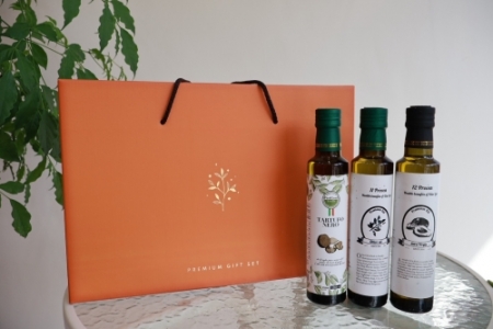 올리브오일 250ml +트러플오일 250ml + 아보카도오일 엑스트라버진 250ml 선물세트 #2