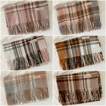 체크머플러 겨울목도리 // 남여공용 #2