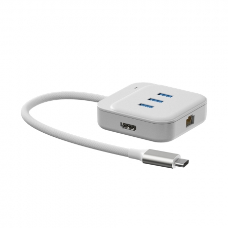 아이노트 6in1 C타입 미니 멀티허브 HDMI PD 100W LAN #3