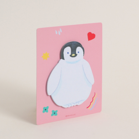 해피 펭귄 점착메모잇 // 주문제작형 #2