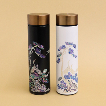 아름누리 자개 소나무학무늬 자개텀블러 #3