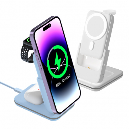 3in1 고속 무선충전기 S310 보조배터리 충전기 #3