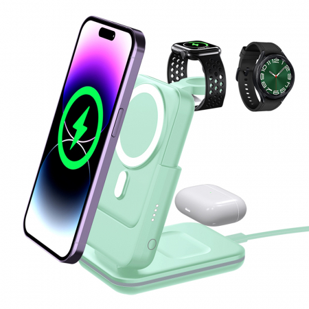 3in1 고속 무선충전기 S310 보조배터리 충전기 #2