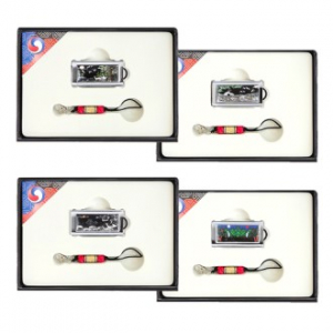 채색십장생 채색송학 백호자개 일월오봉도  USB