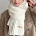 작은이미지: 남녀공용 따뜻한 니트 목도리 넥워머 #5