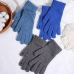 작은이미지: W010 베이직 핑거홀 골지 컬러 니트 터치 손가락 장갑 #5