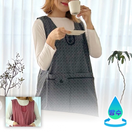 투버튼 겨울 방수 기모 앞치마 L, XL #3