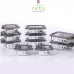 작은이미지: 쉬젤 아티 내열용기 혼합10종세트 직사각5종세트 (직사각400ml*3ea+640ml*2ea)+ 정사각5종세트 (정사각320ml*3ea+520ml*2ea) #4