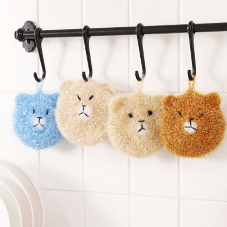 곰돌이 아크릴 수세미 // 색상랜덤 #2