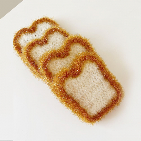 식빵 아크릴 수세미 #2