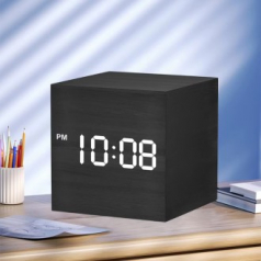 무소음 LED 시계 알람 온습도계 달력 답례품 기프트