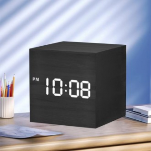 무소음 LED 시계 알람 온습도계 달력 답례품 기프트