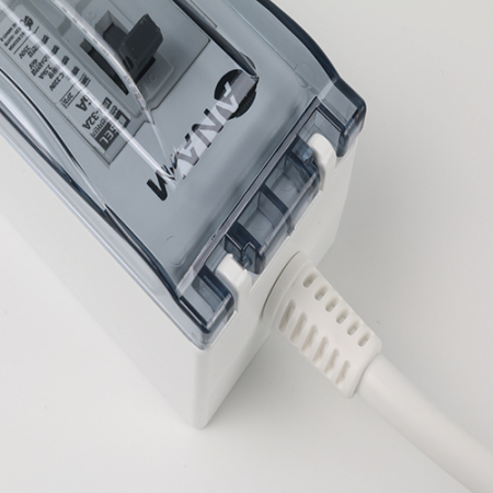 아남 고용량 4000W 배선차단기 3구 멀티탭 2.5m 국산 과부하 차단기 #5