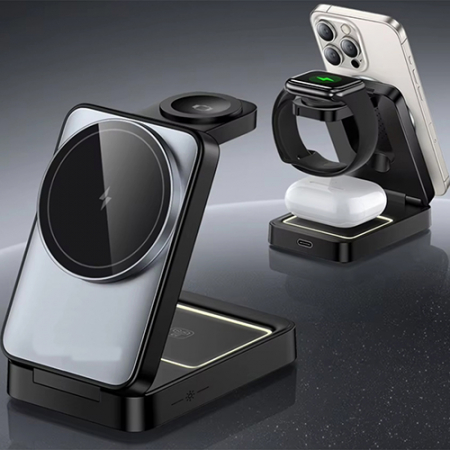 코끼리 폴딩 맥세이프 호환 3in1 무선충전기 애플/갤럭시 워치 호환 #2