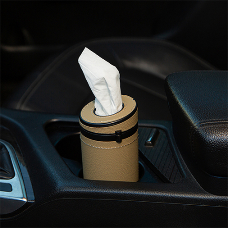 차량용 컵홀더 티슈 케이스 미니 휴지통 #3