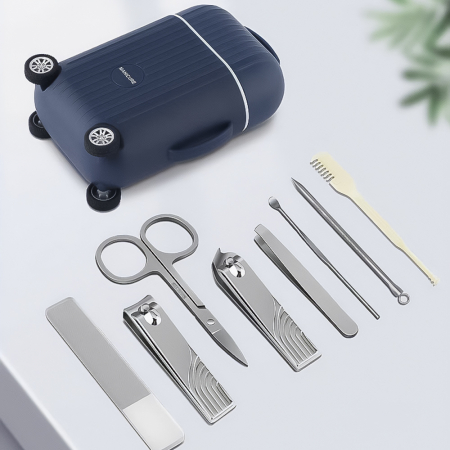 여행용휴대용 미니 캐리어 케이스 손톱깎이 8종 세트 #6