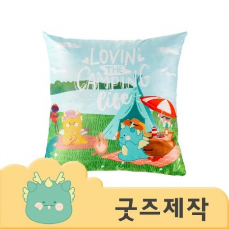 ZA261 커스텀굿즈 풀오버인쇄 러블리 선명한 인쇄 크리스탈 벨벳 쇼파 쿠션 40*40 // 박스제작가능 #2