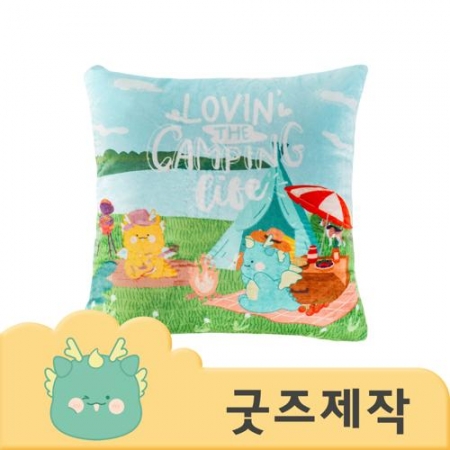 ZA262 커스텀굿즈 풀오버인쇄 러블리 선명한 인쇄 벨벳 쇼파 쿠션 40*40 // 박스제작가능 #2