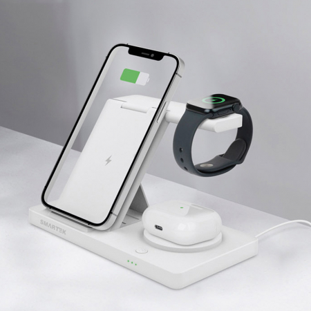 3IN1 접이식 15W 고속 무선충전 거치대 갤럭시 애플워치 동시호환 EM-15 #2