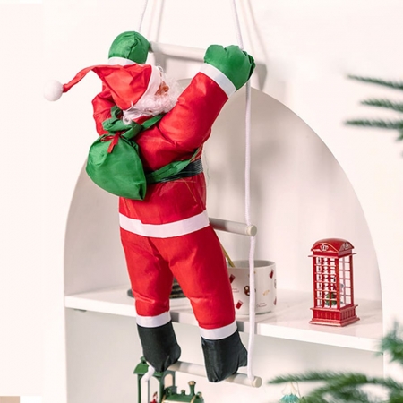 크리스마스 사다리 산타 인형 75cm #2