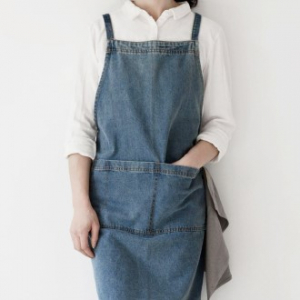 데님 청 앞치마 공방 바리스타 카페 2색