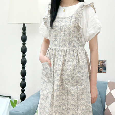 뜨왈드주이 트왈 프릴 앞치마 2종 국내생산 #3