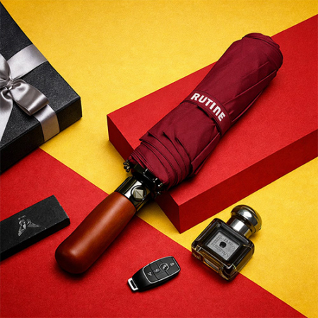 루티네 우드핸들 자동 3단 우산 #2