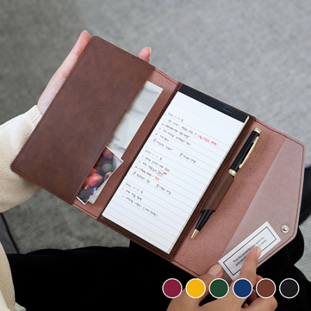 클래식레더 포켓형 메모패드 48절 #8