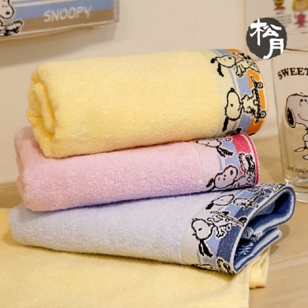 [송월타올] 스누피 보드 세면수건 #2