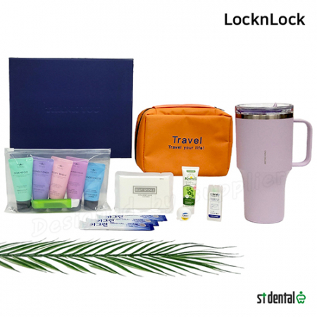 데일리17호 락앤락 메트로킹 대용량 텀블러 선물세트 LG미니스 홈파우치 카밀핸드크림 #2