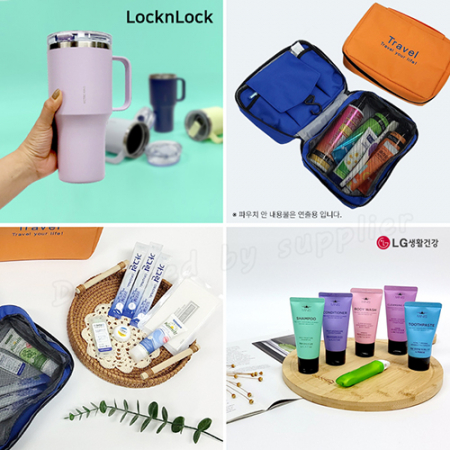 데일리17호 락앤락 메트로킹 대용량 텀블러 선물세트 LG미니스 홈파우치 카밀핸드크림 #5