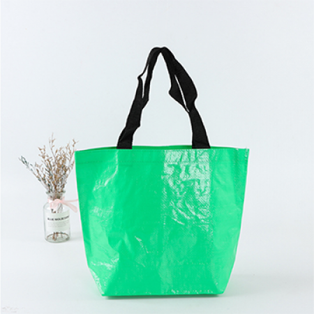 YU-B012 배색 타포린백 제작 장바구니 대형 타포린가방 시장 가방 판촉물 인쇄 답례품 쇼핑백 타포린 #4