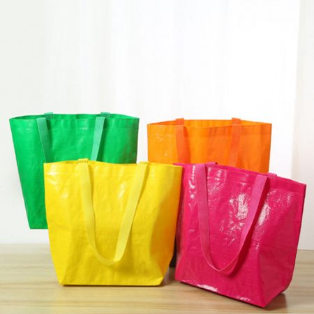 YU-B011 컬러풀 타포린백 제작 장바구니 대형 타포린가방 시장 가방 판촉물 인쇄 답례품 쇼핑백 타포린 #3