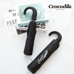 크로커다일 3단 60 솔리드 곡자 전자동 우산