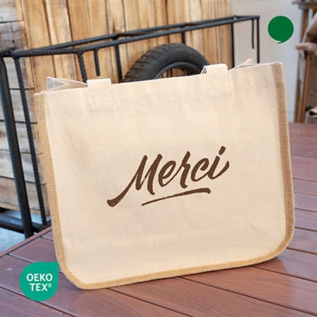 브레드에코백 34x30cm, 옆면 13cm // 오코텍스인증 #3