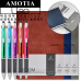 작은이미지: 아모티아 위즈덤노트 + 로얄유로멀티 5in1볼펜세트 #2