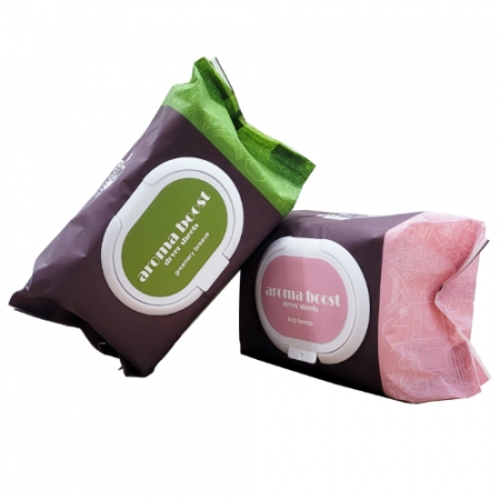 아로마 부스트 드라이시트 80매 2P 선물박스 튤립1,그리너리1 // 물티슈 타입 #3