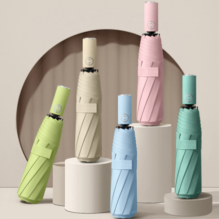 원터치 3단 완자동 스마일 양우산 #3