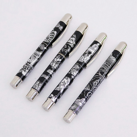 아름누리 민속일러스트 볼펜4종세트 #2