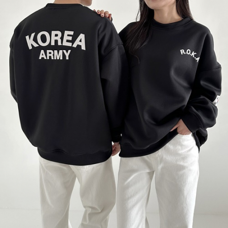 로카 기모 맨투맨 남녀공용티셔츠 맨투맨 #2