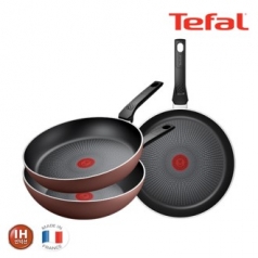 테팔 PTFE IH 뉴 셰프터치 3종세트 프라이팬 28cm + 30cm + 볶음팬 28cm // 인덕션 가능