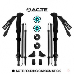 액트 AST-236 접이식 카본등산스틱 2개 1세트