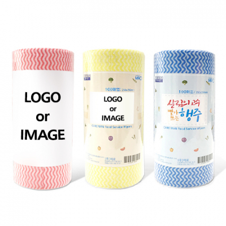 뜯어쓸 수 있는 위생 주방 롤행주 100매 #2