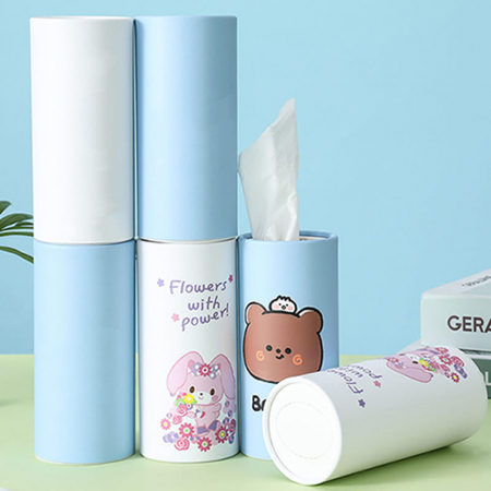 원통형 휴대용 휴지 50매, 60매입 PCG02 #2