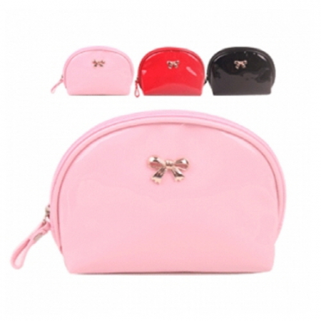 에나멜 반달 파우치 #2