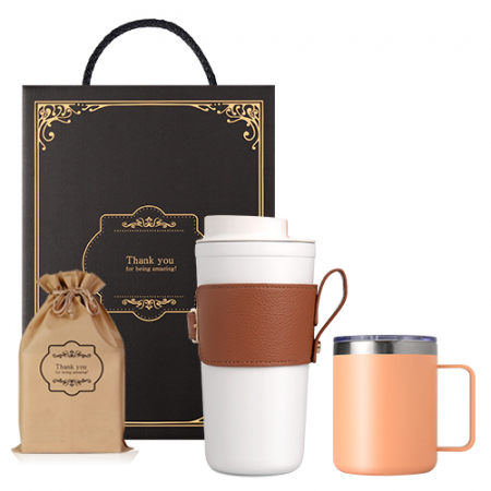 텀블러 고급 부직포백 기프트세트 슬리브텀블러1개 머그컵1개 #2