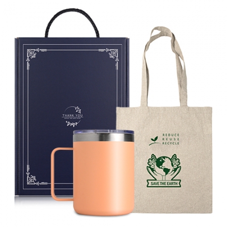 텀블러 기프트세트 스텐머그컵1개  에코백1개 #2